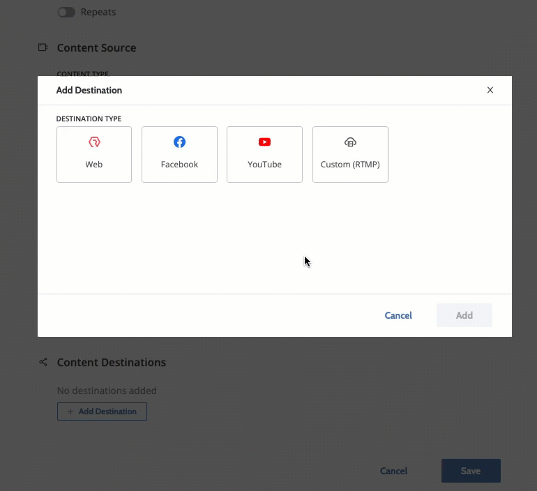 Add Thumbnails to a Broadcast