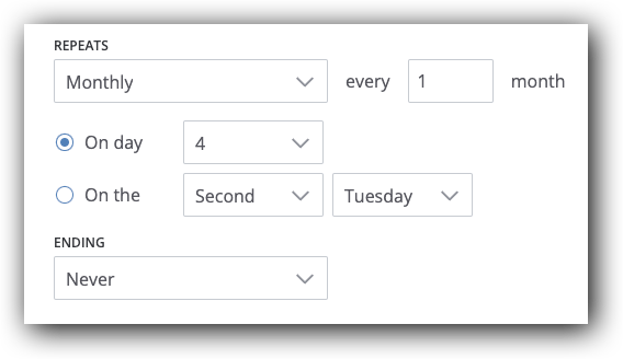 FAQ - Scheduling Recurring (Repeating) Events in Studio