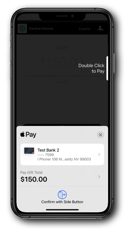 How to Give Using Apple Pay