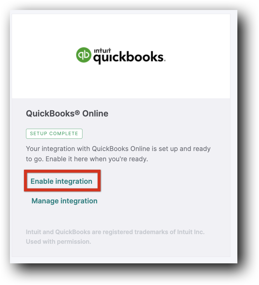 How to Set up the Integration with QuickBooks Online