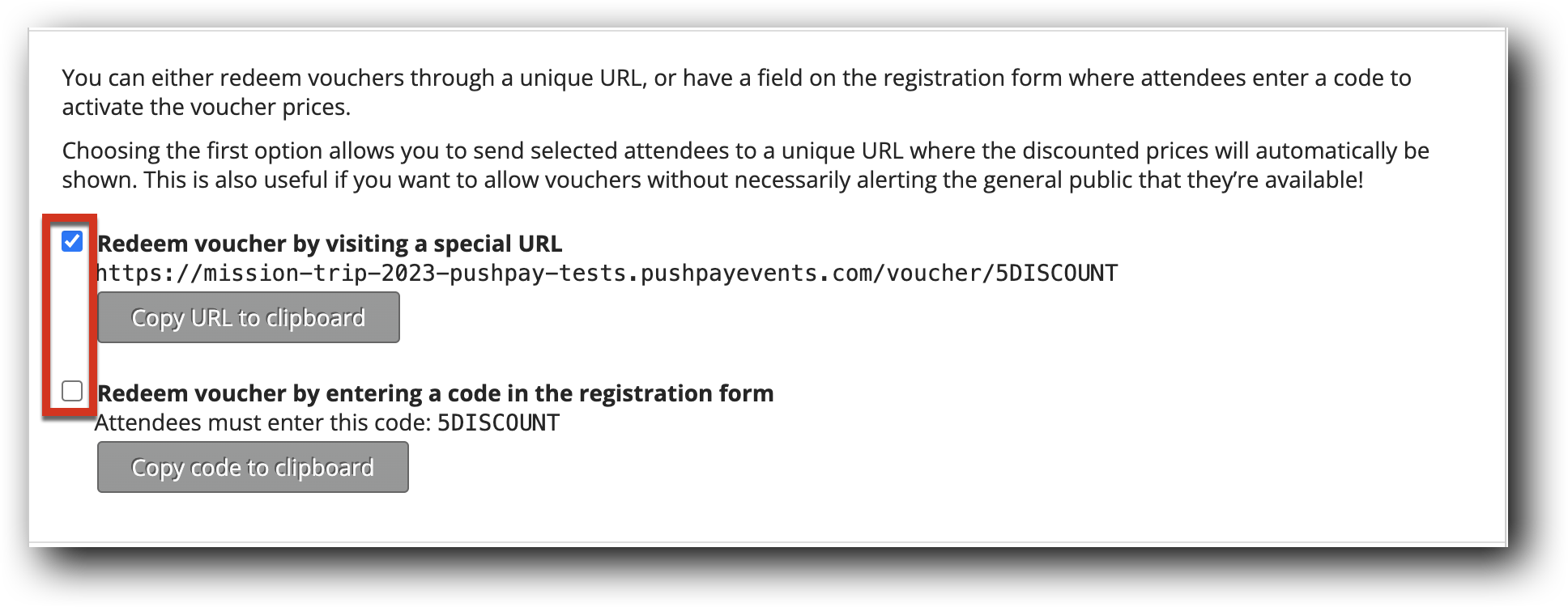 How to Use Vouchers for Events