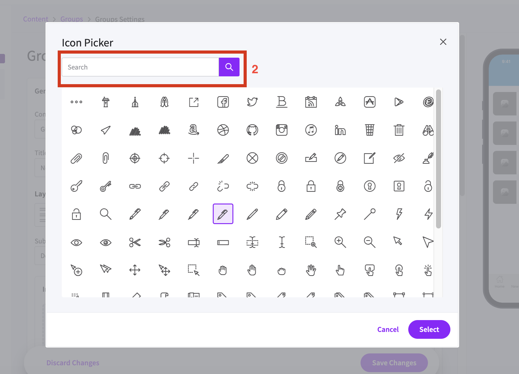 How to Use the Icon Library