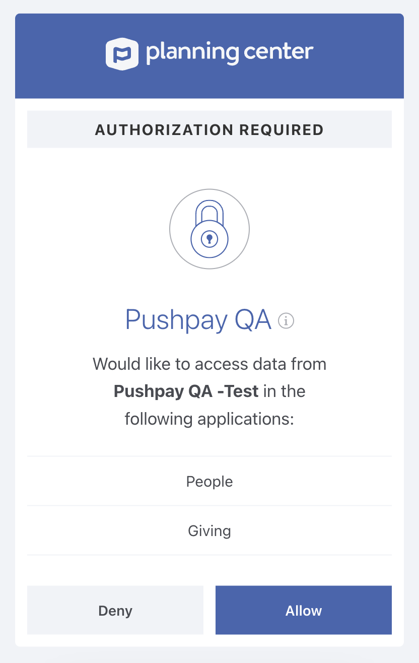 How to set up the Planning Center Giving Integration