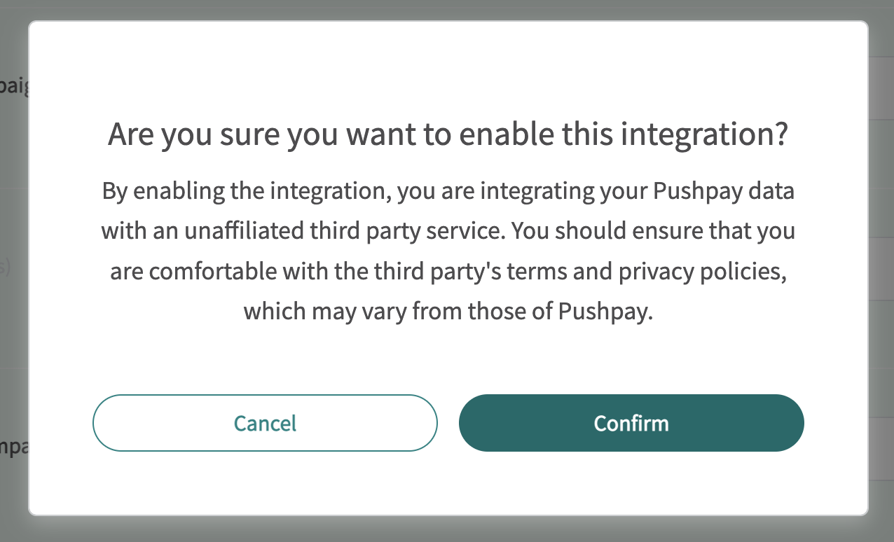 How to set up the Planning Center Giving Integration