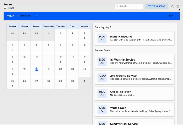 Learning About Public Events