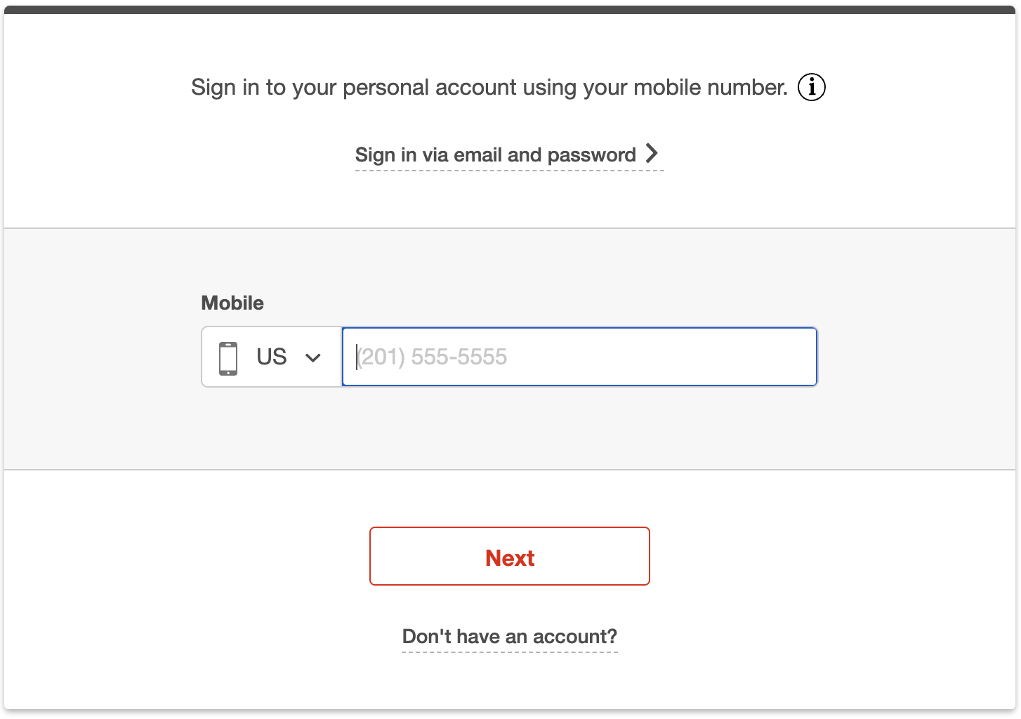 How to Log in With Your (Mobile) Phone Number
